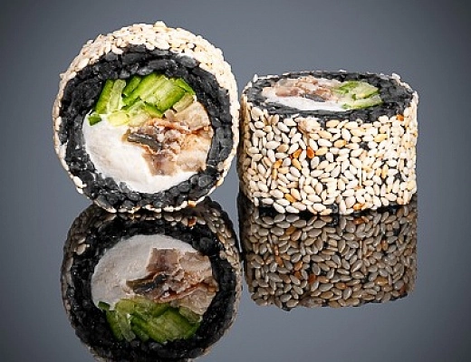 Угорь в кунжуте